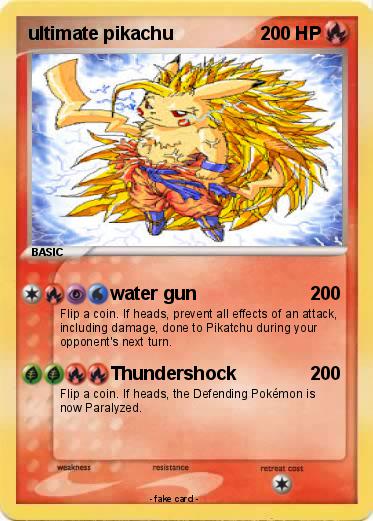 Pokemon ultimate pikachu