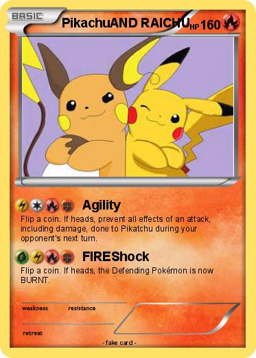 Pokemon PikachuAND RAICHU
