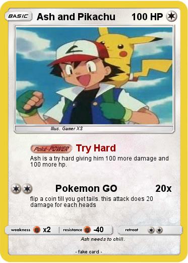 Pokemon Ash and Pikachu