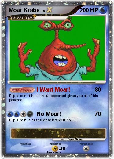 Pokemon Moar Krabs