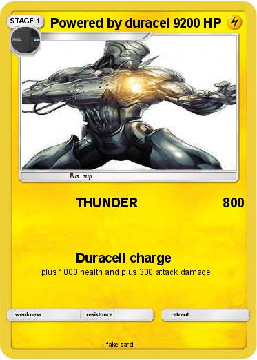 Pokemon Powered by duracel 9