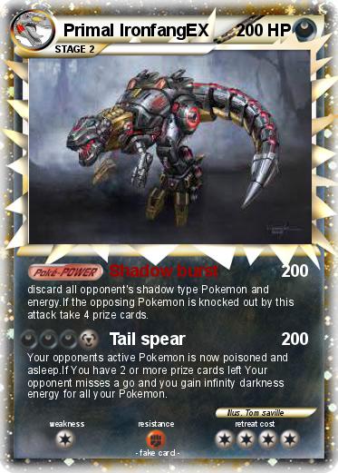 Pokemon Primal IronfangEX