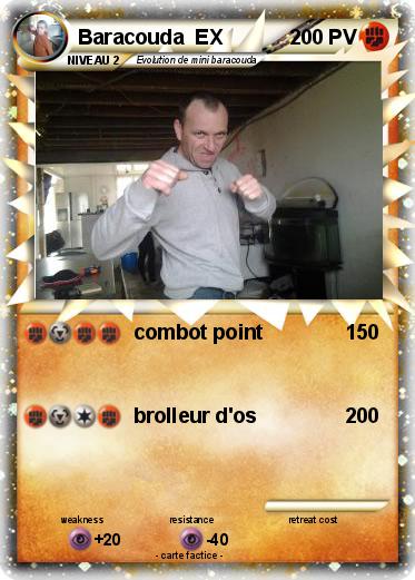 Pokemon Baracouda  EX