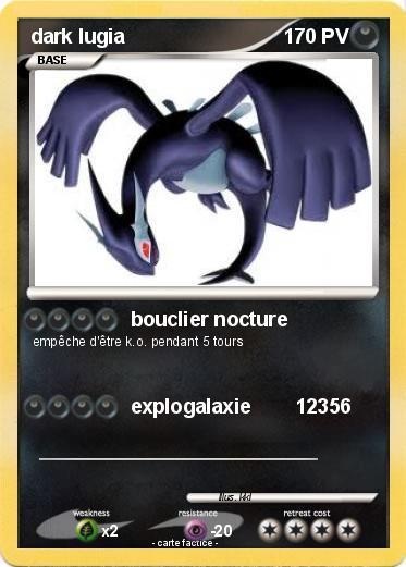 Pokemon dark lugia