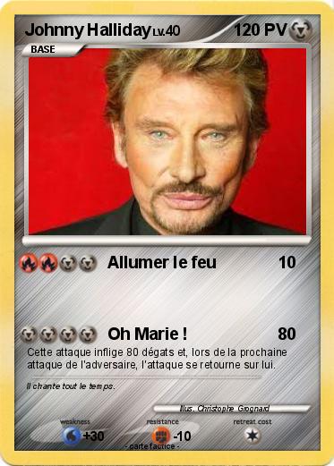 Pokemon Johnny Halliday