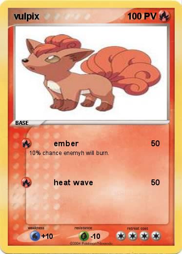 Pokemon vulpix