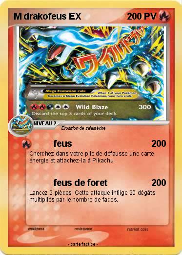 Pokemon M drakofeus EX