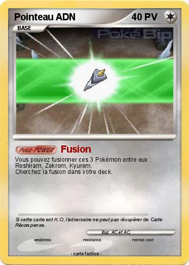 Pokemon Pointeau ADN