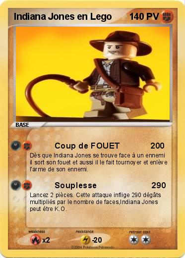 Pokemon Indiana Jones en Lego