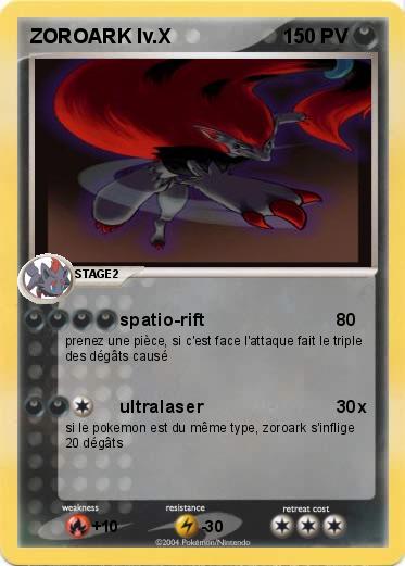 Pokemon ZOROARK lv.X