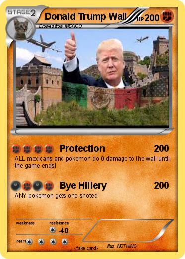 Pokemon Donald Trump Wall