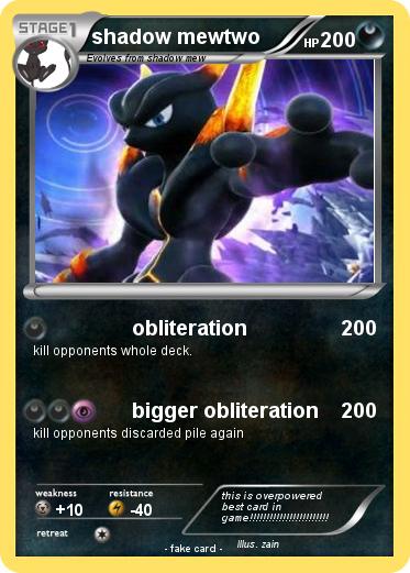 Pokemon shadow mewtwo