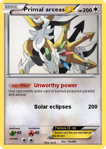 Pokemon Primal arceas