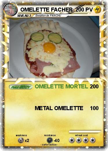 Pokemon OMELETTE FACHER
