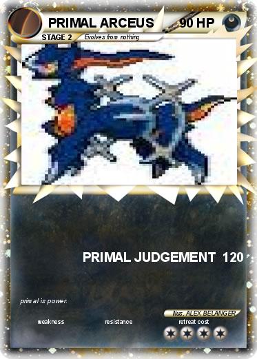 Pokemon PRIMAL ARCEUS