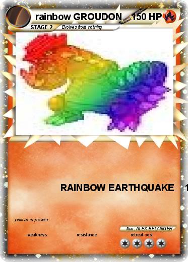 Pokemon rainbow GROUDON