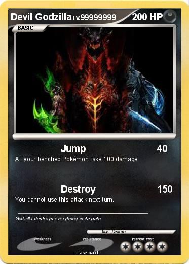 Pokemon Devil Godzilla