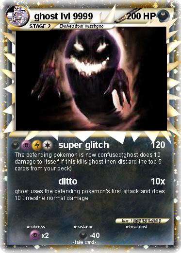 Pokemon ghost lvl 9999