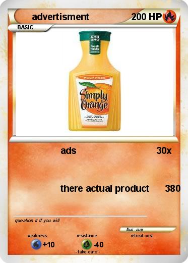 Pokemon advertisment