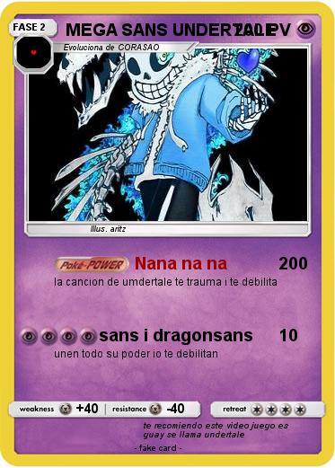 Pokemon MEGA SANS UNDERTALE