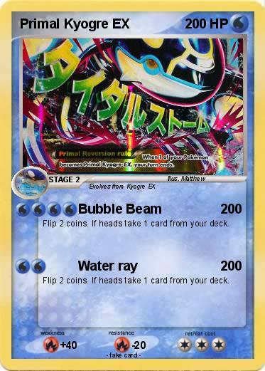Pokemon Primal Kyogre EX