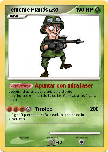 Pokemon Teniente Planás