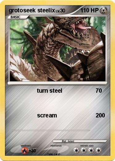 Pokemon grotoseek steelix