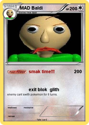 Pokemon MAD Baldi