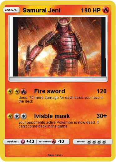 Pokemon Samurai Jeni
