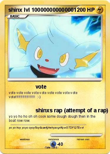 Pokemon shinx lvl 100000000000001