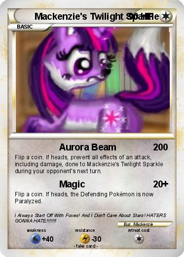 Pokemon Mackenzie's Twilight Sparkle
