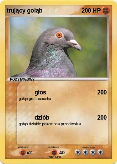 Pokemon trujący gołąb