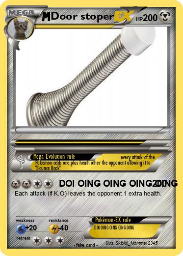 Pokemon Door stoper