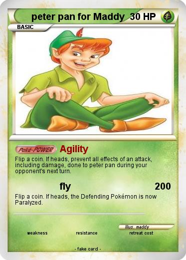 Pokemon peter pan for Maddy