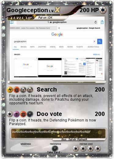 Pokemon Googleception