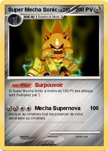 Pokemon Super Mecha Sonic