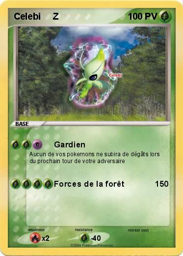 Pokemon Celebi     Z