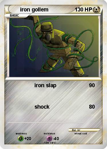 Pokemon iron gollem