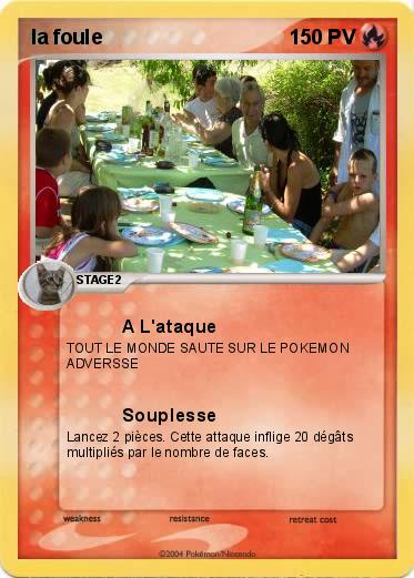 Pokemon la foule