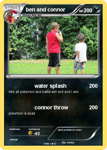 Pokemon ben and connor