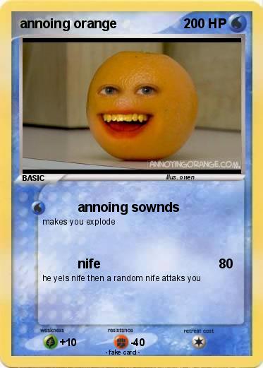Pokemon annoing orange