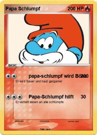 Pokemon Papa Schlumpf