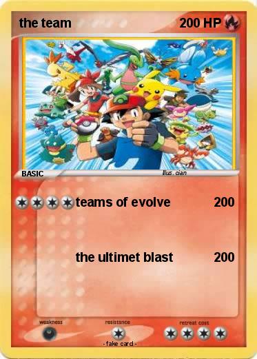 Pokemon the team