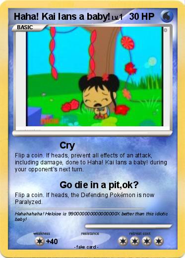 Pokemon Haha! Kai lans a baby!