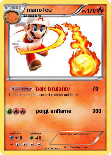 Pokemon mario feu