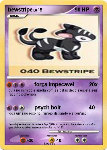 Pokemon bewstripe