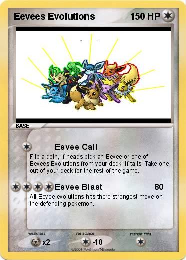 Pokemon Eevees Evolutions