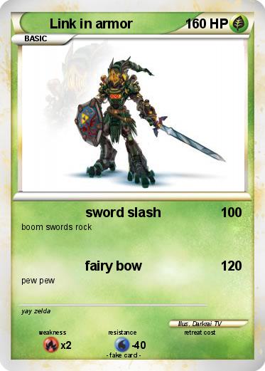Pokemon Link in armor