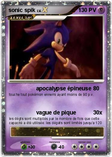 Pokemon sonic spik