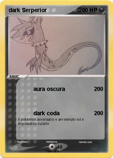 Pokemon dark Serperior